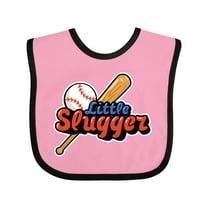 Inktastic Little Slugger Boys or Girls Baby Bib