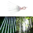 thumbnail image 4 of Decoración para bodas y fiestas al aire libre, enchufe estadounidense, luces LED de lluvia de meteoritos de 110 V de color blanco puro, 4 of 8