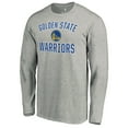 thumbnail image 2 of Men's Heather Gray Golden State Warriors Victory Arch Long Sleeve T-Shirt, 2 of 3