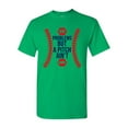 thumbnail image 1 of 99 Problems But A Pitch Ain't One Sports Baseball Funny DT Adult T-Shirt Tee, 1 of 2