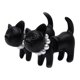 thumbnail image 1 of Pendientes de regalo con tachuelas, gato bonito para niñas, pendientes de cumpleaños y aniversario, pendientes 3D para mujer, pendientes colgantes con gato vintage y animales, 1 of 8