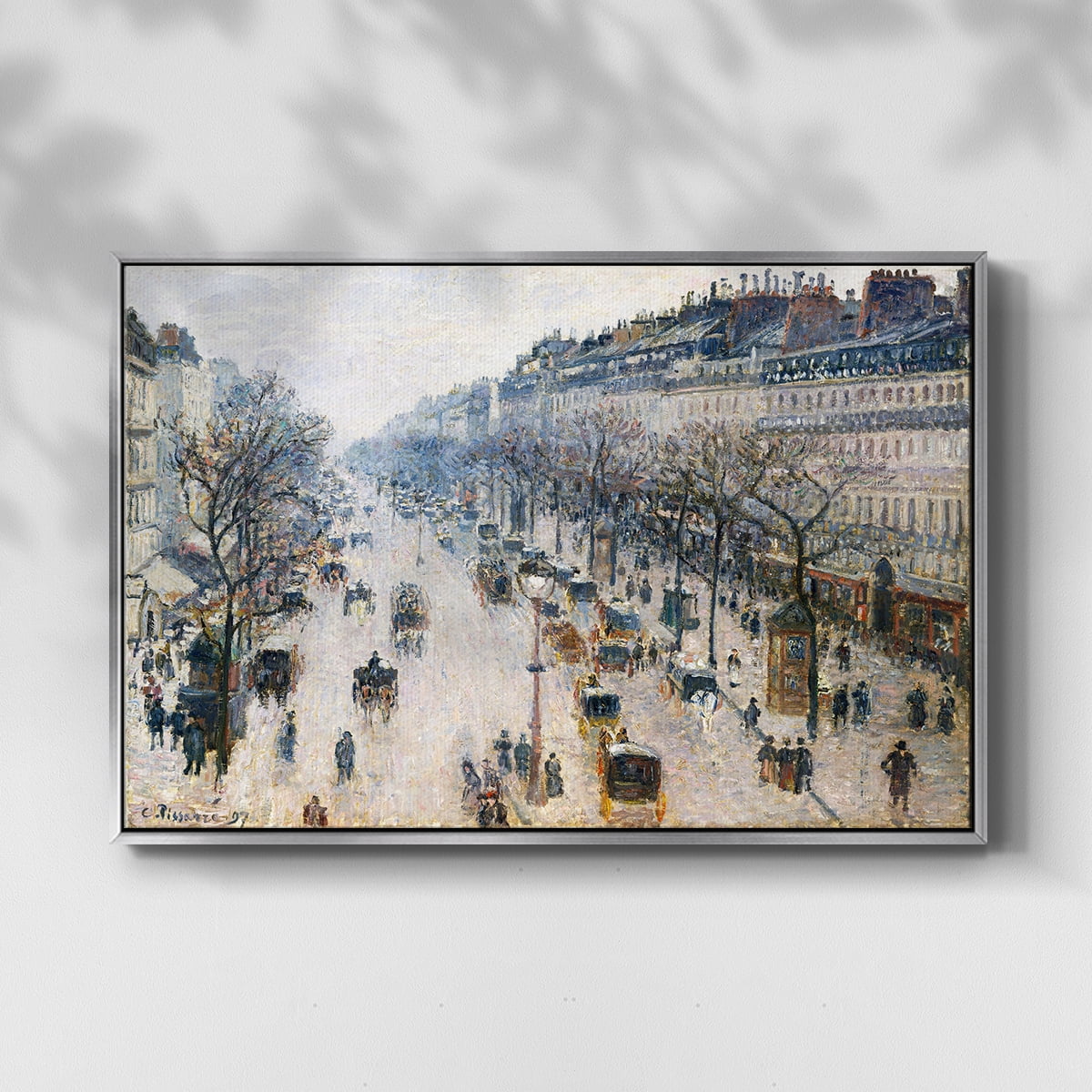 Vintage Landscape-CCC By Wexford Home Framed in Silver Wood Gallery Wrapped Canvas 27 in. x 41 in.