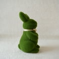 thumbnail image 6 of Cheers.US 2Pcs Easter Furry Flocked Bunny, Faux Moss Rabbit Easter Table Decor, Moss Bunnies Rabbit Holiday Easter Figure Statue Spring Table Garden Easter Decorations, 6 of 6