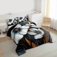 thumbnail image 3 of Feelyou Cartoon Flower Floral Bedding Comforter Set, Plant Botanical Twin Comforter Sets, Teen Kid Girl Reversible Bedding Set, Microfiber Bedroom Decor, 2pcs, 3 of 8