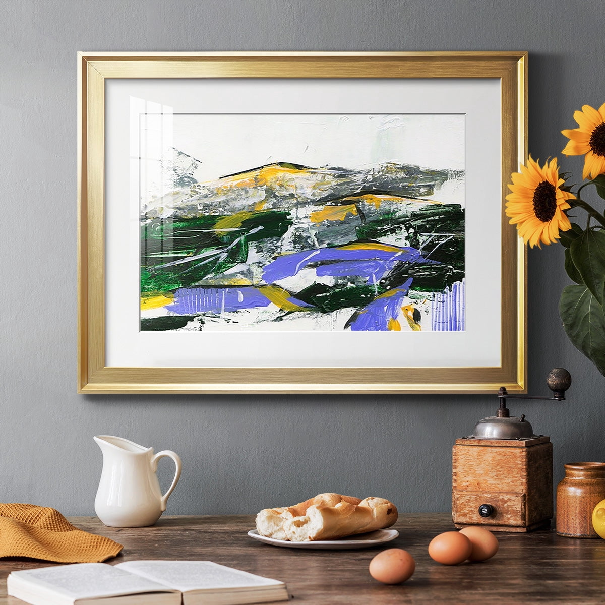 Silent Mountain II Premium Framed Print - Ready to Hang