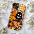 thumbnail image 6 of Halloween Monster Patchwork Phone Case, Cute Spooky Fall Design with Bats & Cats, iPhone Cover for iPhone 16 15 14 13 12 11 Pro Max Mini, 6 of 6