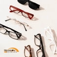 thumbnail image 5 of Reading Glasses +2.00 | 4 Pack of Readers for Men and Women | 4 Black, 5 of 13