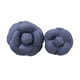 thumbnail image 4 of 2 broches de flores de camelia, alfileres de flores de tela, accesorios para el cabello hechos a mano, tela vaquera Azul oscuro, 4 of 9