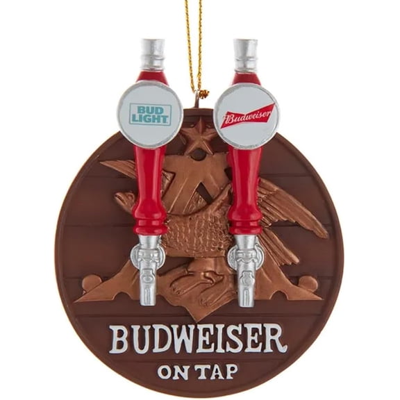 Kurt Adler 4" Resin Budweiser On Tap Ornament