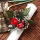 thumbnail image 5 of 2X Mantel Anillo Servilletero Navidad Mesa Decoración Navidad An Fruta Servilleta Hebilla(), 5 of 5