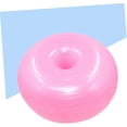 thumbnail image 5 of 1 piece yoga helper ball burst fitness ball donut shape air pump for stretching and effective training at home pink, 5 of 5