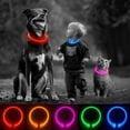 thumbnail image 5 of Collar de perro LED, collar de perro iluminado, collar de mascota impermeable recargable por USB, se puede cortar para iluminar el collar de perro mascota, 5 of 5