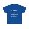 thumbnail image 2 of Papa Definition Grandpa Father's Days Tshirt, 2 of 2