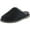 BLACK, variant on Old Friend Men's Sheepskin Full Grain Trim Scuff Slippers 421216-L EE Blk