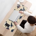 thumbnail image 3 of Long Mouse Pads for Desk,Beige Dinosaurs Names Pattern Desk Mats on Top Of Desks, Desk Mouse Pad Extra Large with 3mm Non-Slip Base and Stitched Edge for Gaming,Office,Work,Home 31.5"x11.8", 3 of 6