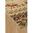 thumbnail image 2 of United Weavers Affinity Area Rug 750-05417 Embroided Moose Natural Moose Antlers, 2 of 2