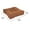 CO, variant on Orange 3D Thickened Seat Cushion, Compressed Floor Mat, Imitation Linen Fabric, Polyester Filled Cushion Pad, Candy Color Mat for Chair, Sofa, Office, Car, Travel, Home Decor, 15.75 x 15.75 inches