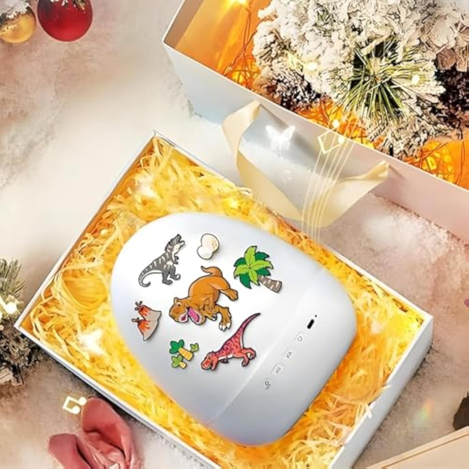 Dinosaur Egg Night Light Projector, Dinosaur Night Lights Projector, 360° Rotation & 21 Effects, Slient Lights for Ceiling, 8 Sleep Sounds, 360° Rotation,Projection Lights for Bedroom