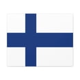 thumbnail image 5 of Finland Country Flag Canvas Vibrant Wall Art Unframed Home Decor, 5 of 13
