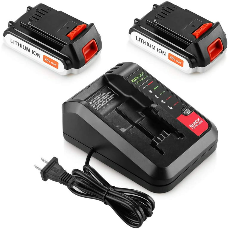 20V MAX Lithium LCS1620 Battery Charger For Black Decker Tools Drill LBXR20  LB20