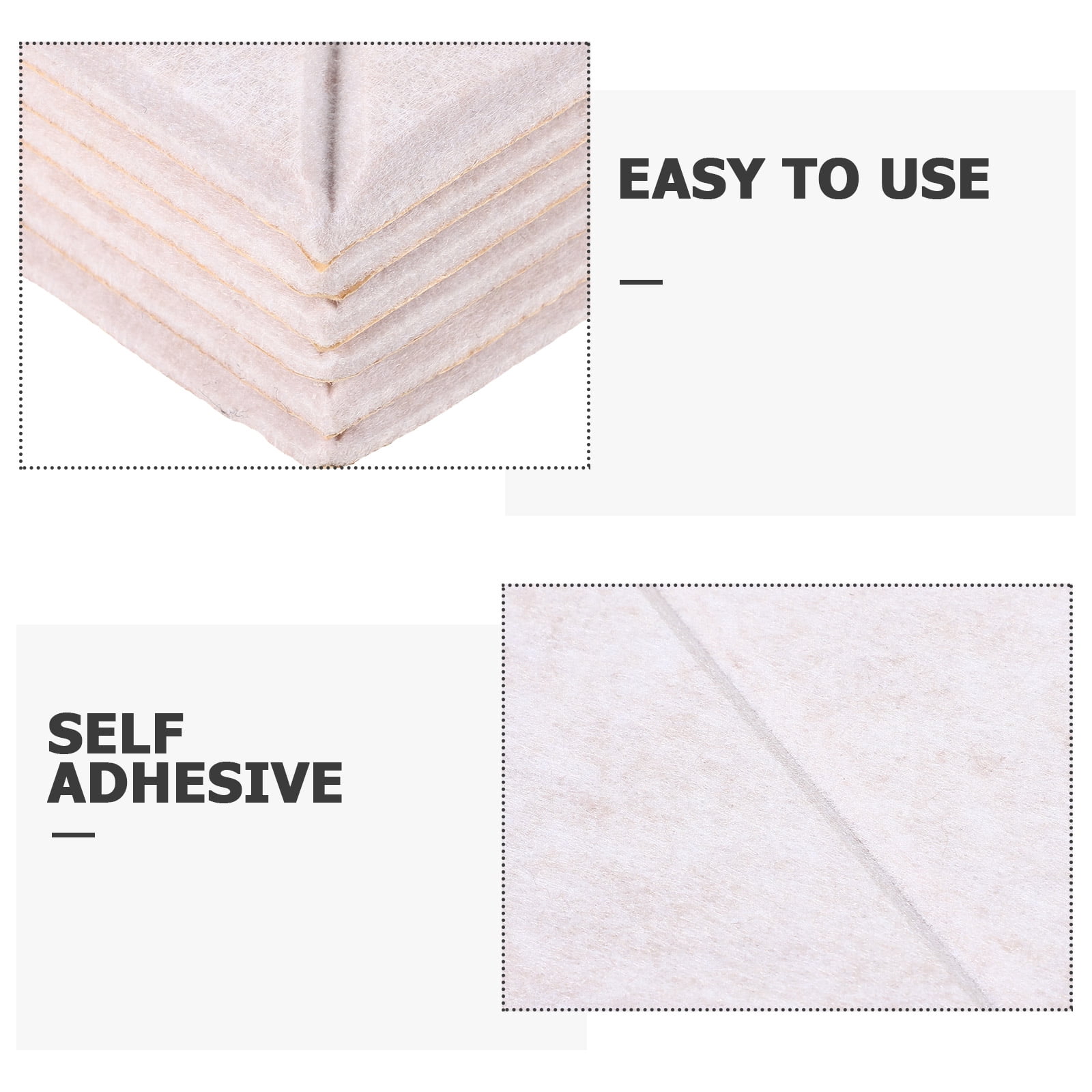 Masteelf 6-Pack Acoustic Soundproof Wall Panels Self-Adhesive Sound Insulation Pads for Studio, Home Theater, Noise Reduction