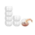 thumbnail image 2 of Mini Serve 2 oz Sphere Clear Plastic Cup - 2 1/4" x 2 1/4" x 3 1/4" - 100 count box, 2 of 11