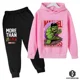 thumbnail image 5 of Sudadera con capucha de Hulk para niños, chándal para niño y niña, conjunto de ropa de sudadera para primavera, otoño e invierno, pantalones con capucha de superhéroes de Marvel, traje para niños, 5 of 5