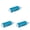 Blue*3, variant on 4-in-1 SD TF MS Memory Card Reader, USB 2.0 Portable Adapter for Phone, PC, Car, Camera, Wide Compatibility, Ready to Use, 3 Card Readers, by Preplabs
