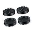 thumbnail image 3 of 4 almohadillas antivibración para lavadora de silicona antideslizante y a prueba de golpes. Negro, 3 of 9