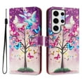 thumbnail image 2 of TECH CIRCLE for Samsung Galaxy S21 FE Case 6.4-Inch (2022 Release), Cute Cartoon Flip Wallet Case with Lanyard, Built-in Card Slots & Stand Function, Portable Lightweight Slim Cover, Butterfly Tree, 2 of 3