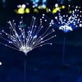 thumbnail image 3 of 4 Pack Solar Garden Fireworks Lamp, For Garden Pathway Lawn Decor Colorful Light 90led 2 Functions, 3 of 5