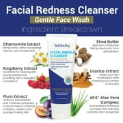 TriDerma Facial Redness Cleanser, Gentle Face Wash Helps Improve Appearance of Redness-Prone Skin, 4.2 oz