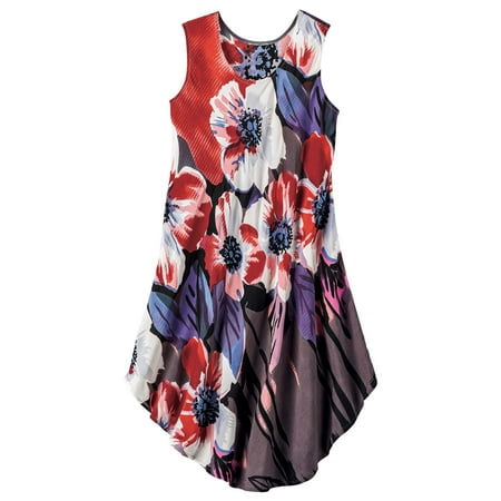 

Casual Lounge Dress Red 1X