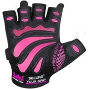 Grip Power Pads MIMI Pink & Black Weightlifting Women's Gym Gloves
