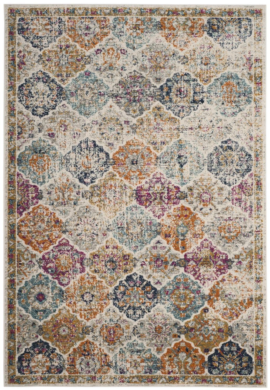 SAFAVIEH Madison Judith Tapis Géométrique Floral
