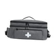 thumbnail image 4 of Yinanstore Sac de Premiers Soins Pochette de Fournitures d'Urgence Sac de Rangement Multifonctionnel Vide Organisateur de Trousse d'Urgence pour Bureau Randonnée Gym Voyage Gris, 4 of 8