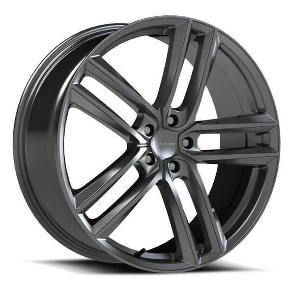 18x8.5 Vision 475 Clutch Gunmetal Wheel 5x108 (38mm)