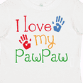 thumbnail image 4 of Inktastic PawPaw Grandkids Handprints Boys or Girls Toddler T-Shirt, 4 of 5