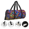 thumbnail image 3 of Easygdp Vintage Audio Cassettes Bolsa de Viaje, Bolsa de Mano, Bolsa de Gimnasio, Bolsa de Equipaje para Viaje, 3 of 6