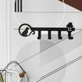 thumbnail image 2 of destyer Porte-Clés Porte-Serviettes Mural Porte-Bijoux pour Porte d'Entrée, 2 of 9