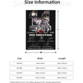 thumbnail image 4 of One Music Direction Flannel Blanket Air Conditioning Blanket Nap Blanket Sofa Throw Blanket Throw Blankets 50"X40", 4 of 6