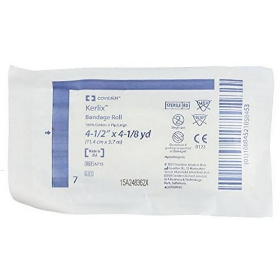 Kerlix Original Sterile First Aid Gauze, 4 1/2" x 4 1/8 yd, 3 Pack