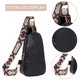 thumbnail image 2 of Riñonera Bolso Damas Casual Cintura Vintage Sólido Pecho Regalos para Amigas Negro, 2 of 6