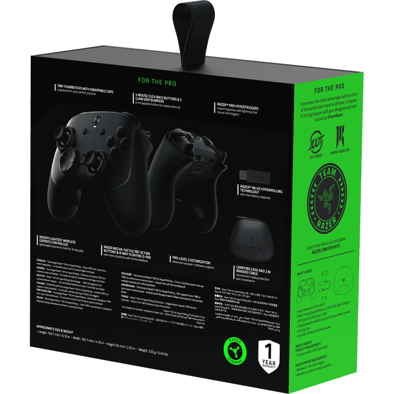 Razer レイザー Wolverine V3 Pro ワイヤレスコントローラー Amazon.com: Razer Wolverine V3 Pro Wireless Gaming Controller