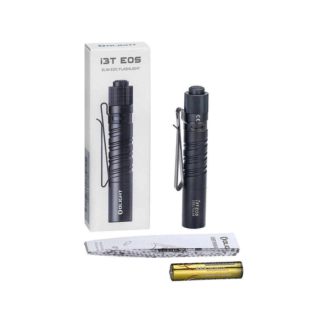 Olight I3T EOS Flashlight Penlight Pen Torch 180 LM EDC Keychain Waterproof 