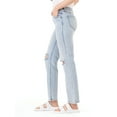 thumbnail image 2 of Jordache Women's High Rise Straight Jeans, Sizes 2-22, 2 of 3