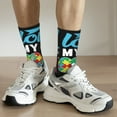 thumbnail image 6 of KLL I Love My Autism Print Cool Socks Men's Women's Crew Socks Funny Crazy Novelty Stockings, 6 of 6