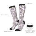 thumbnail image 4 of Balery Lavender Flowers Calcetines novedosos Calcetines deportivos Calcetines hasta la rodilla Calcetines de algodón Calcetines originales y geniales, 4 of 6