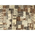 thumbnail image 1 of Ahgly Company Indoor Rectangle Contemporary Reddish Brown Southwestern Area Rugs, 2' x 5', 1 of 6