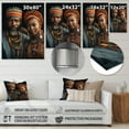 thumbnail image 4 of Designart "Tribes Ashanti African Ghana II" African Tribes Metal Wall Art Prints, 4 of 5